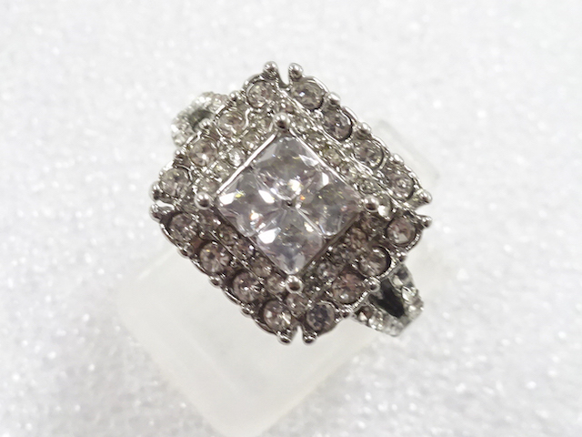 CRYSTAL FASHION RING / JP SIZE 15.5